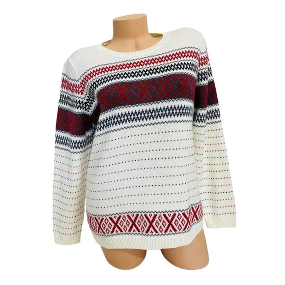 Talbots Women's LARGE PETITES‎ Cashmere Blend Sweater Long Sleeve Pullover